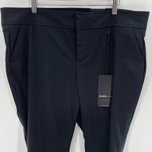 NWT TORRID STANDARD MILLENNIUM STRETCH BLACK STRAIGHT LEG DRESS PANTS SIZE 18 - Picture 4 of 16